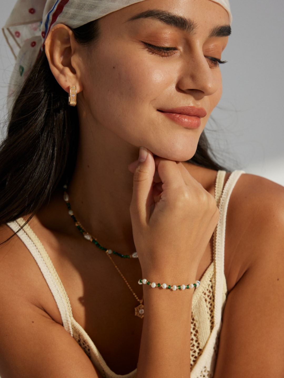 Regal Buckle Huggies Sterling Silver Earrings - Image 7