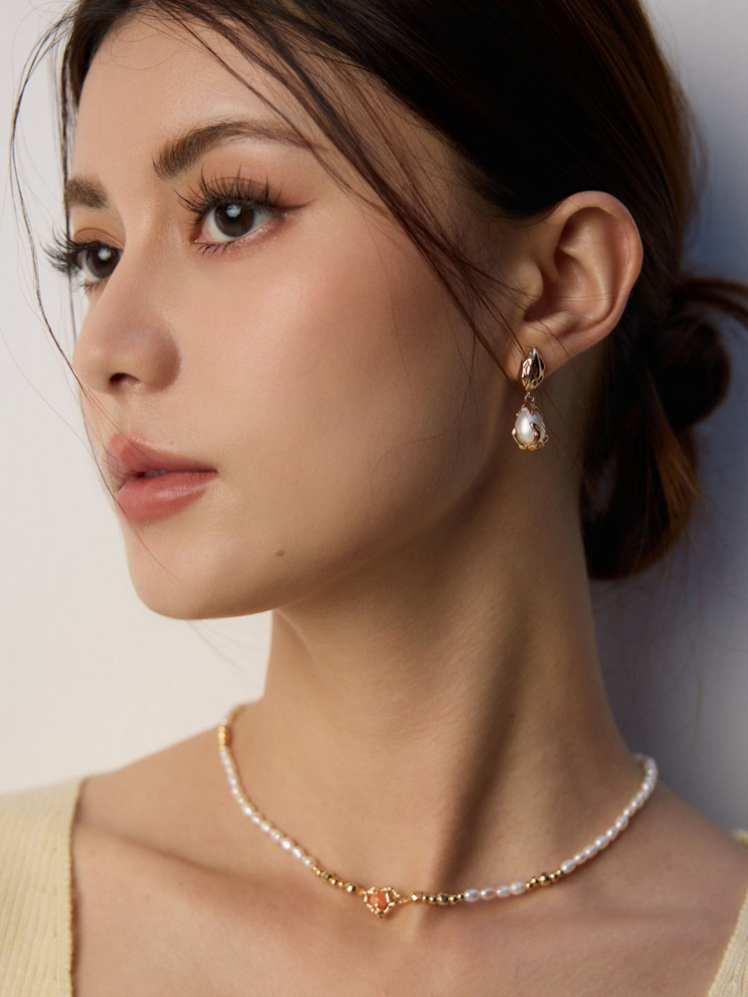 Flame Embrace Pearl Drops in Sterling Silver - Image 5