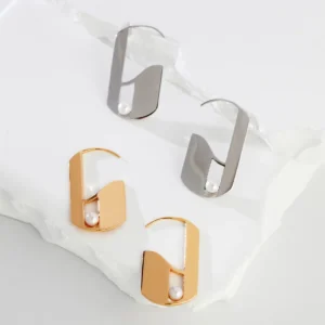 Hook Pearl Drops in Sterling Silver