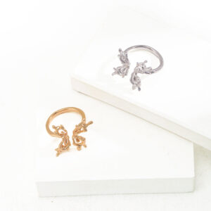 Butterfly Wing Ring Sterling Silver Adjustable Design