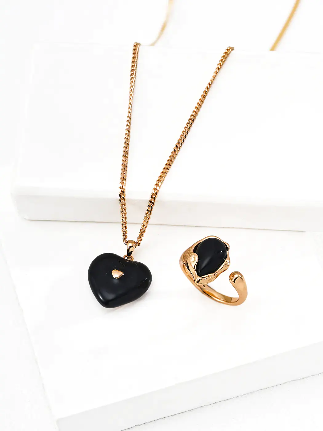 Broken Heart Enamel Pendant S925 Silver - Image 4