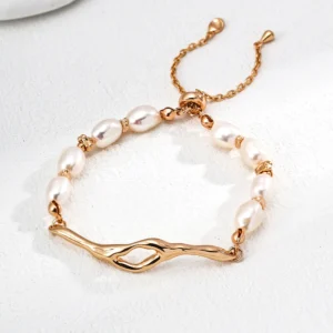 Lava Essence Natural Pearl Bracelet S925 Silver