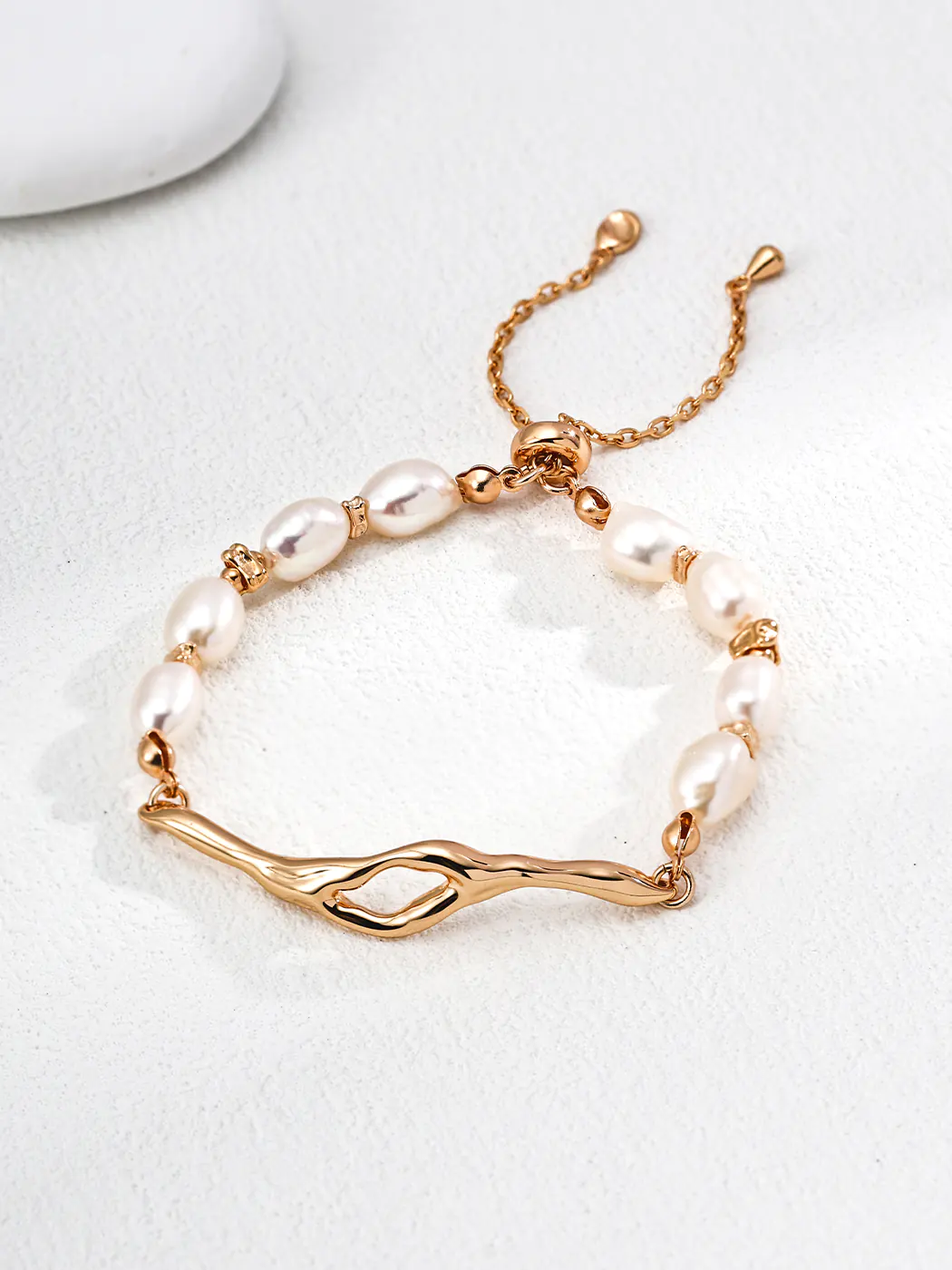 Lava Essence Natural Pearl Bracelet S925 Silver