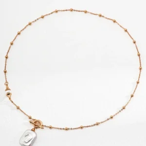 Moonlit Drift Natural Pearl Necklace S925 Silver