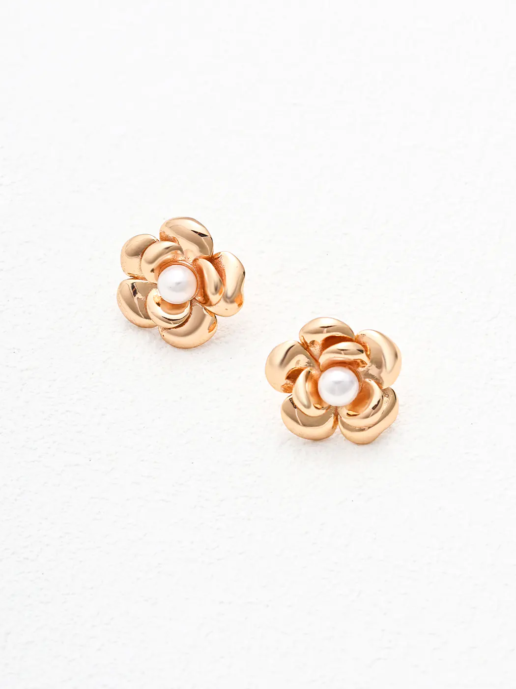 Dewheart Bloom Pearl Studs in Sterling Silver - Image 5