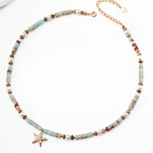 Summer Shore Pearl Necklace in Sterling Silver