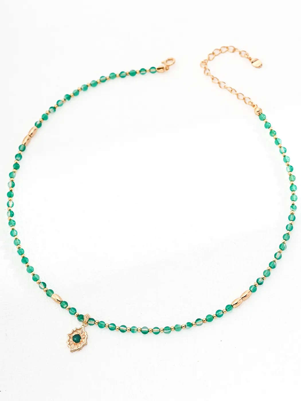 Forestlight Chalcedony Necklace in Sterling Silver