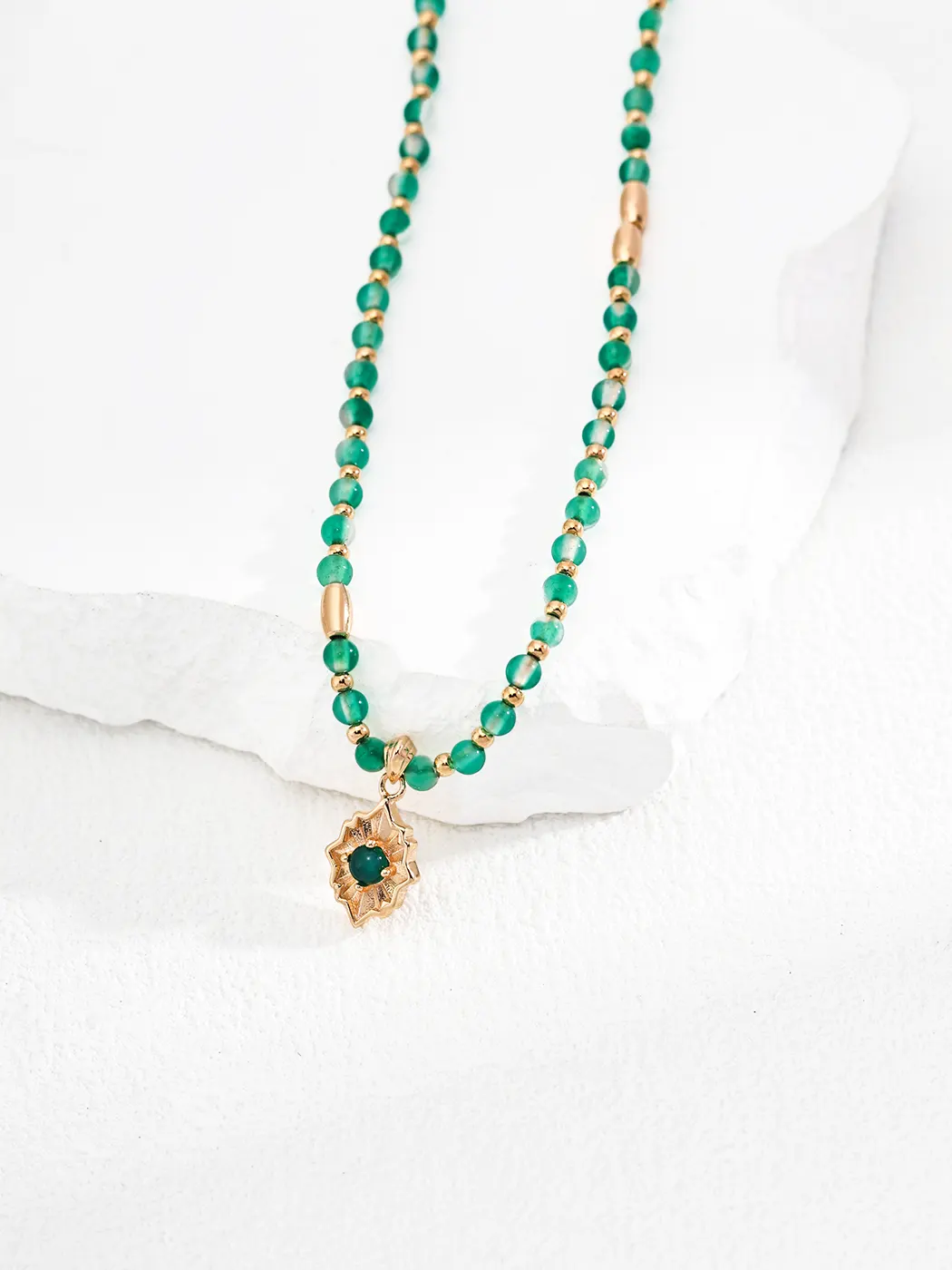 Forestlight Chalcedony Necklace in Sterling Silver - Image 3