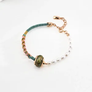 Jade Court Natural Pearl Bracelet in S925 Silver