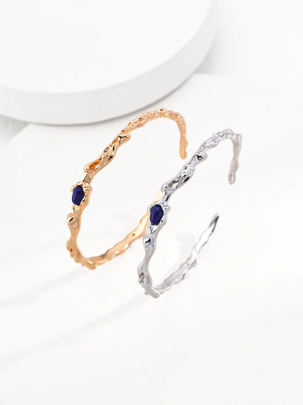 Lapis Ember Bracelet in Sterling Silver