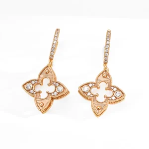 Heritage Clover CZ Drops S925 Sterling Silver