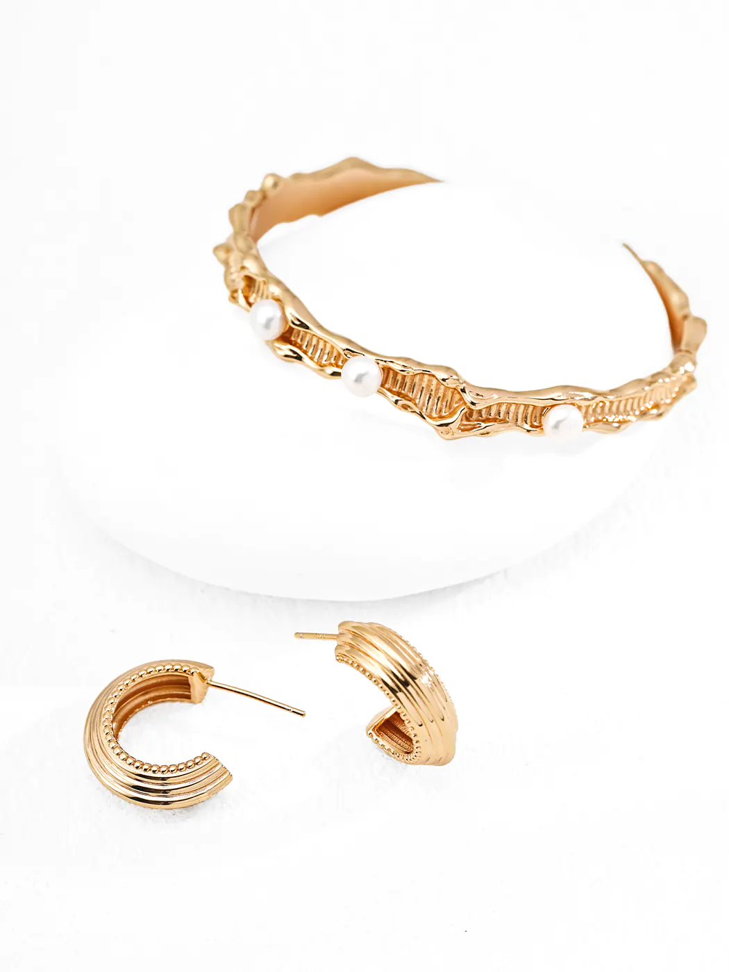 Empower Hoops in S925 Sterling Silver Earring - Image 4