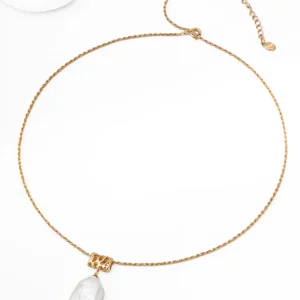 Tahitian Baroque Pearl Necklace S925 Silver