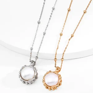 Harbor Pearl Pendant Necklace in Sterling Silver