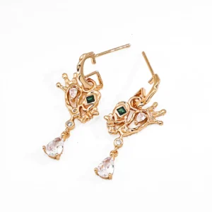 Wild Laurel CZ Drops in S925 Silver