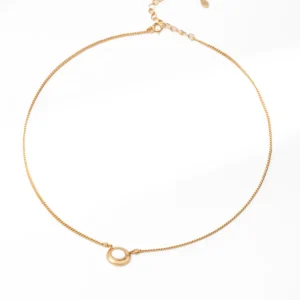 Minimalist Elegant Mother of Pearl Pendant in Sterling Silver