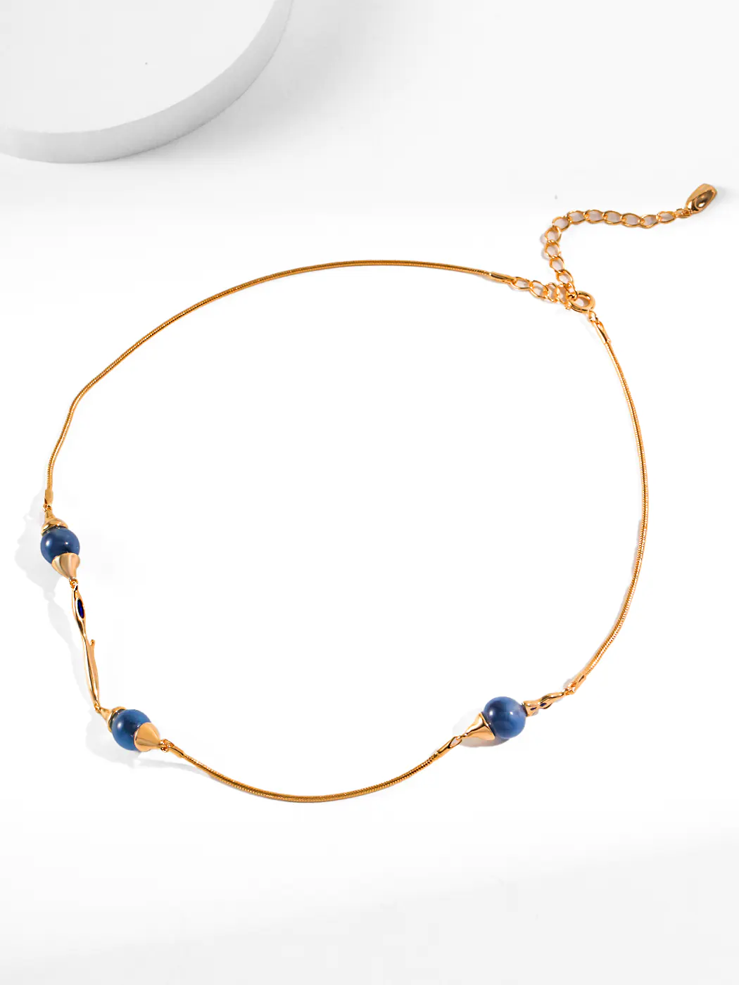 Floatstream Agate Necklace in S925 Silver