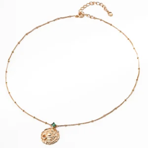 Lion Crests CZ Pendant in Sterling Silver