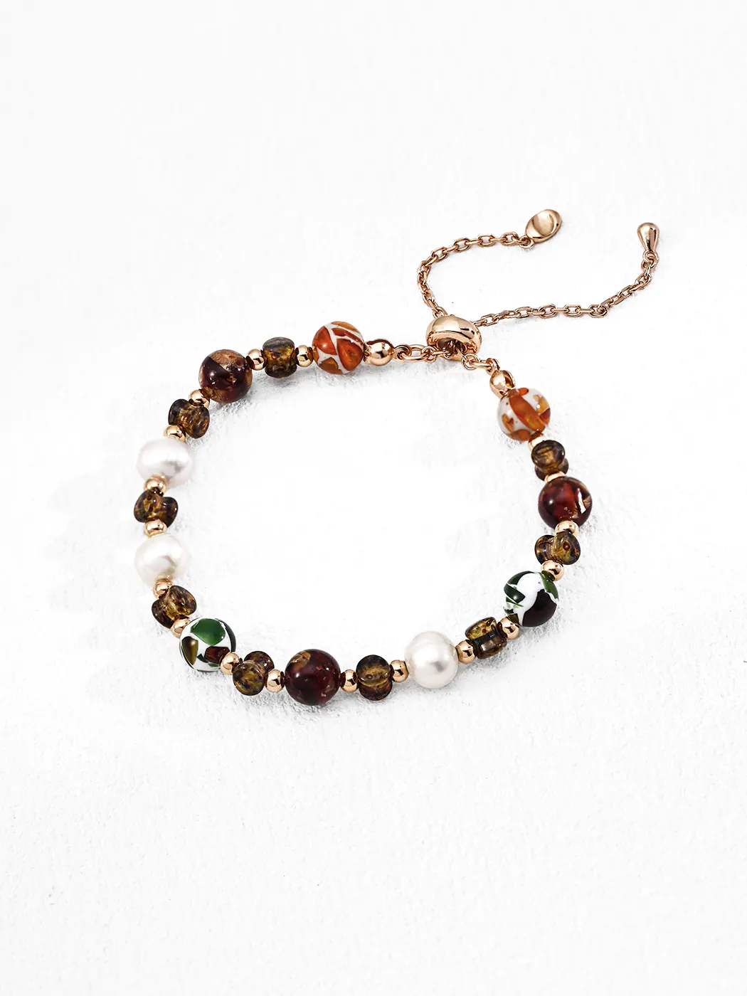 Natural Pearl Shell Bracelet in S925 Sterling Silver