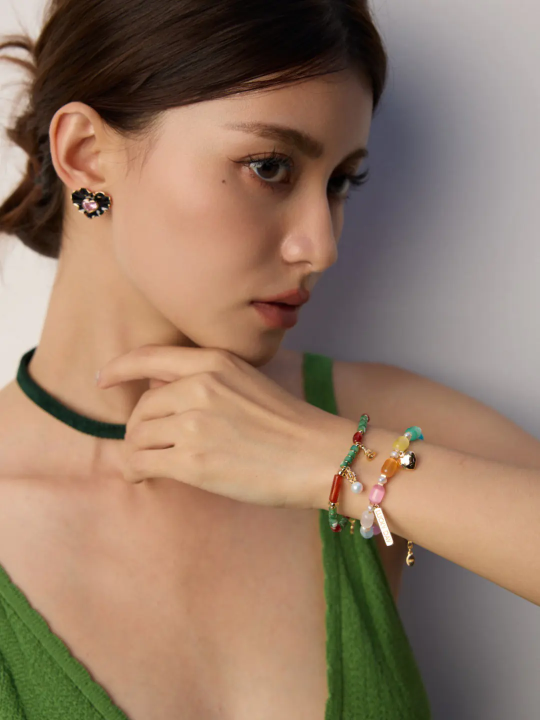 Pearl Beaded Bracelet in S925 Sterling Silver - Image 3