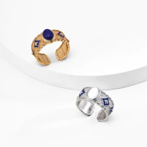 Lapis Lazuli Jewelry Vintage Sterling Silver Ring