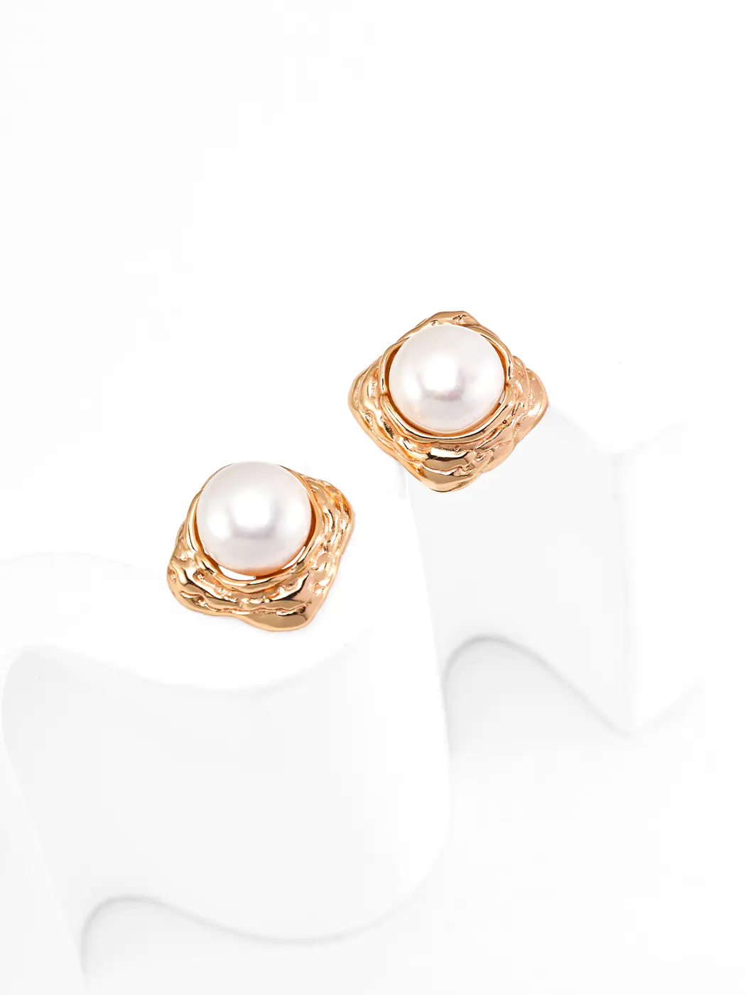Pearl Stud Earrings – S925 Sterling Silver Vintage Gold & Silver - Image 6