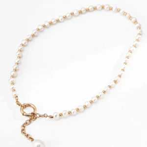 Reforged Pearl Necklace in Sterling Silver