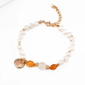 Fortune Pouch Gems Bracelet in Sterling Silver