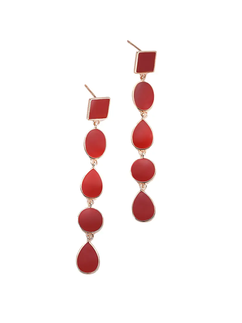 Linked Rhythm Earring in Sterling Silver