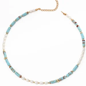 Mediterranean Tide Pearl Necklace in Sterling Silver