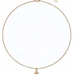 Hayseed Pendant with Black CZ in Sterling Silver